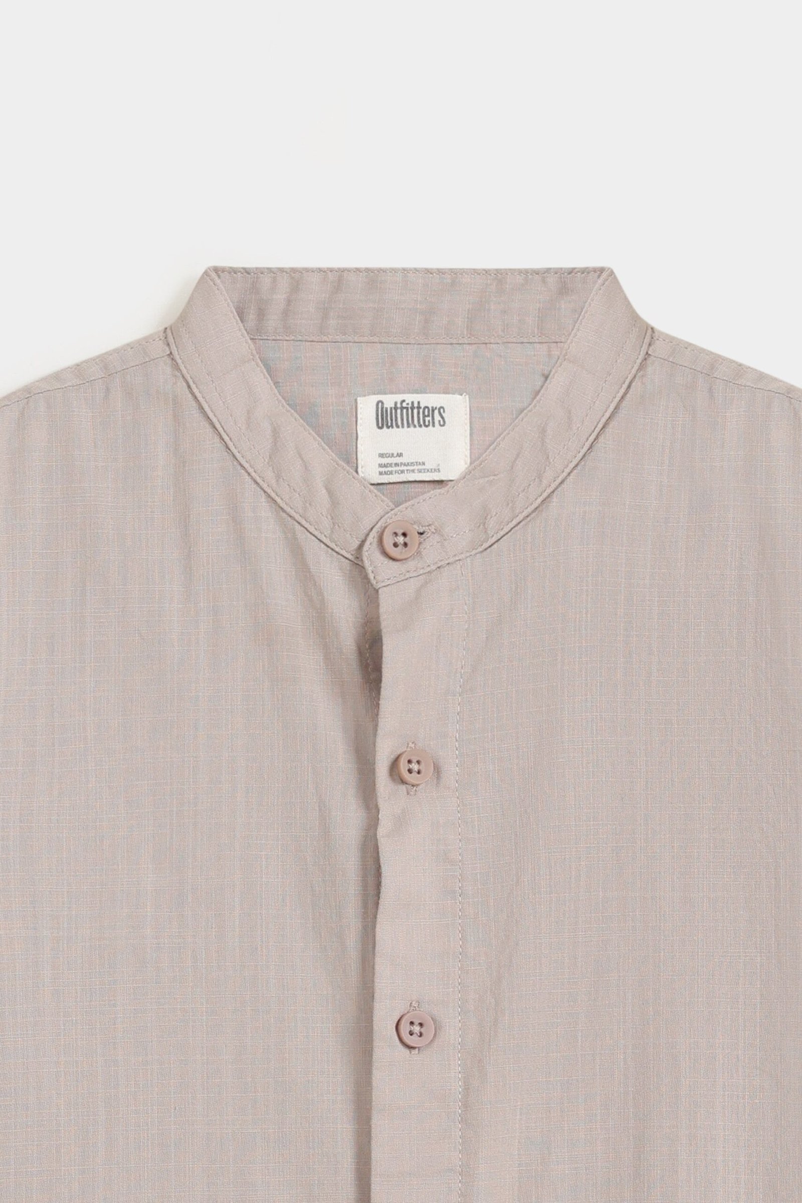 Basic Mandarin Collar Shirt - Image 7
