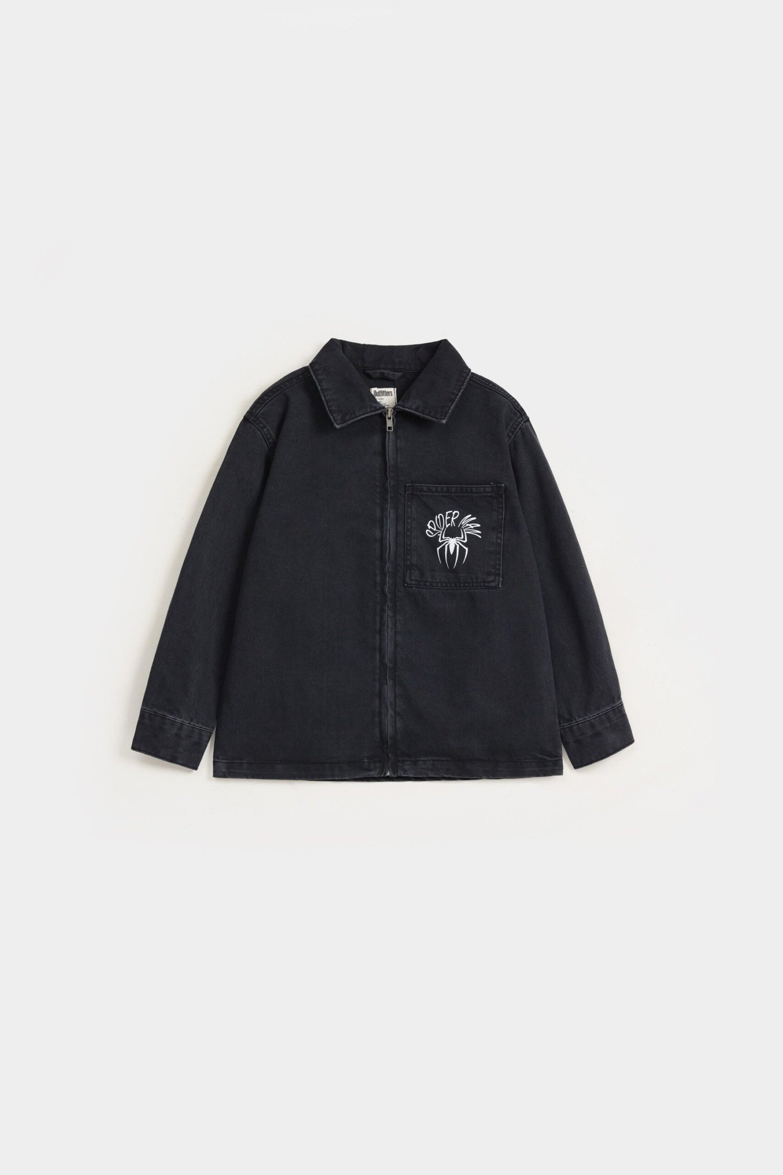 Denim Zipper Shacket