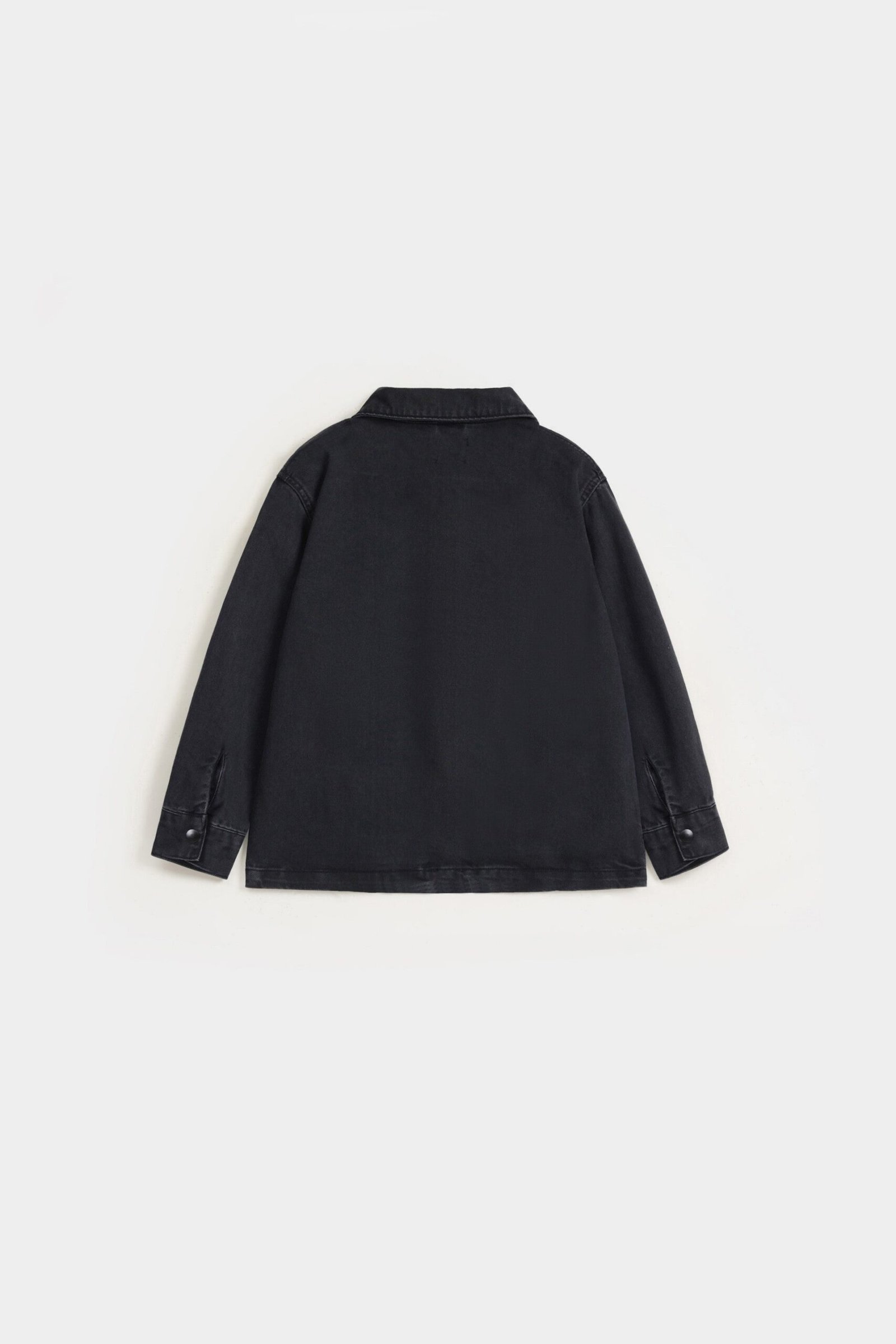 Denim Zipper Shacket - Image 3
