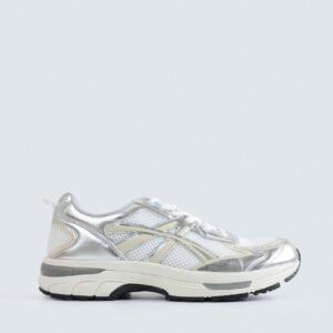 Metallic Mesh Sneakers