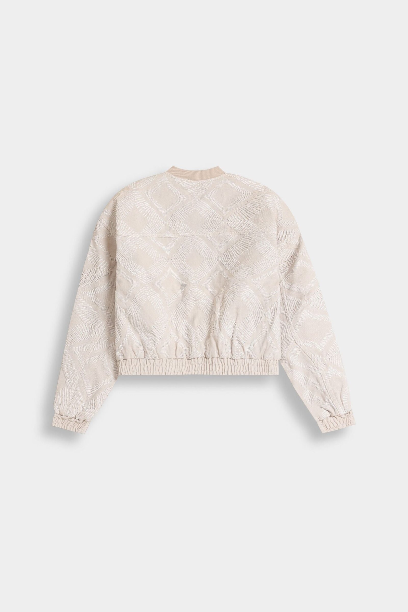 Cropped Embroidered Bomber Jacket - Image 6