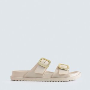 Double Buckle Strap Flats