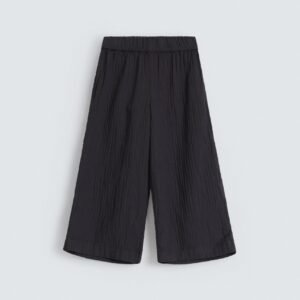 Muslin Wide Leg Trousers