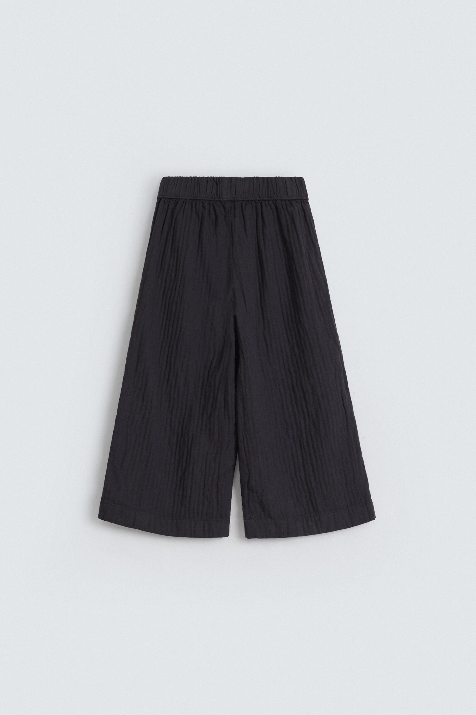 Muslin Wide Leg Trousers - Image 2