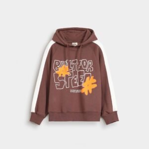 Color-Block Graphic Pull-Over