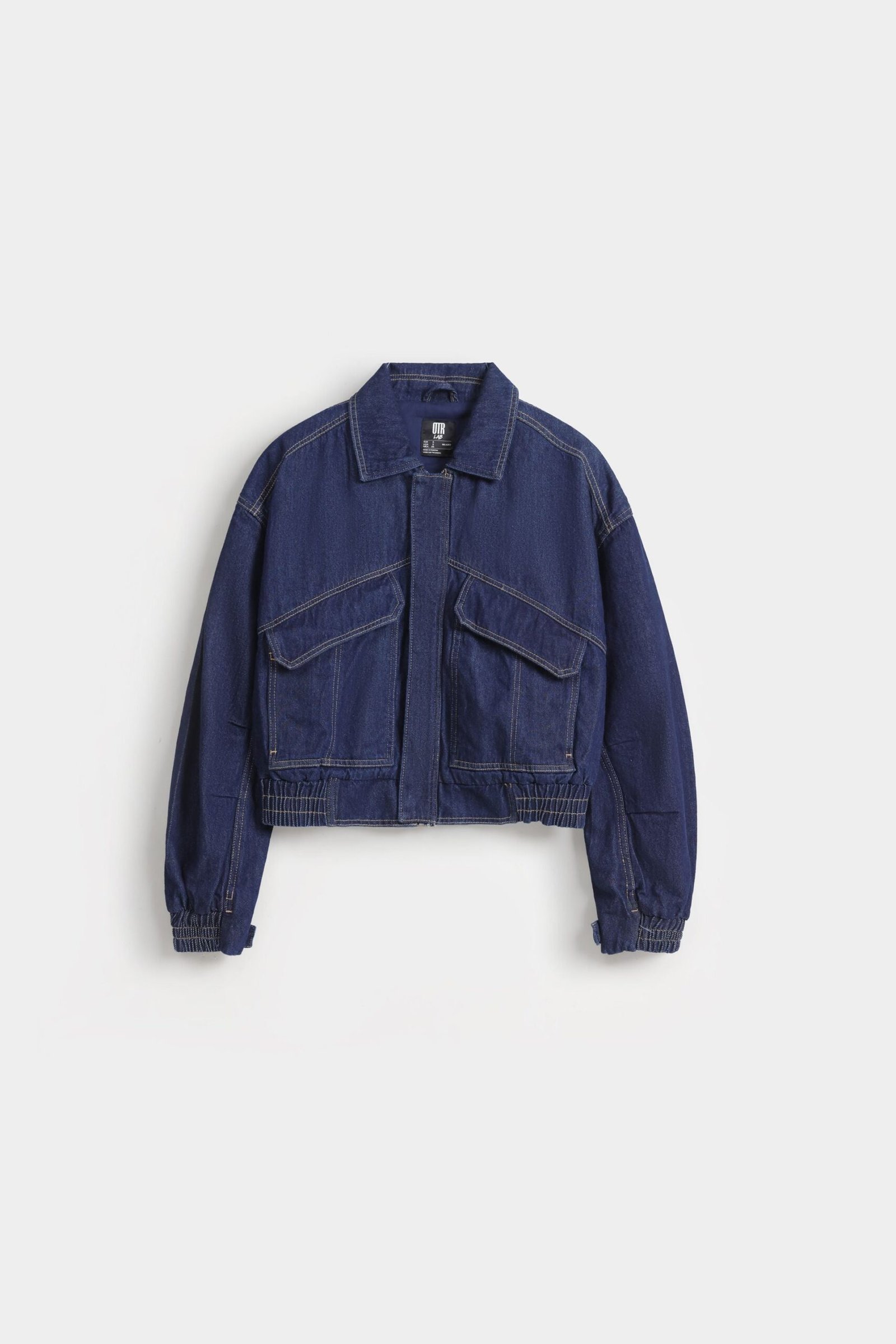 Cropped Denim Jacket - Image 5
