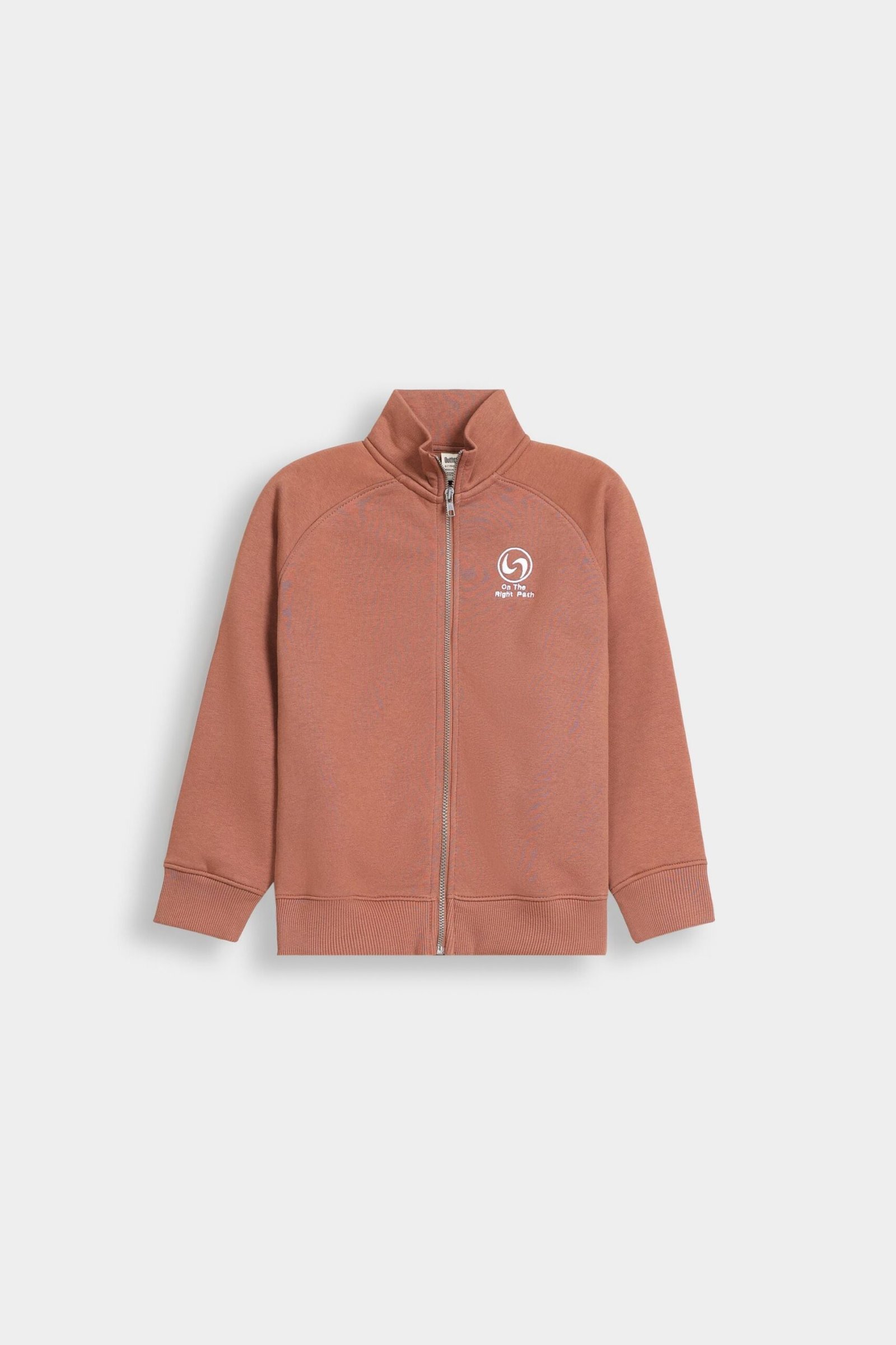 Embroidered Zipper Sweatshirt - Image 7