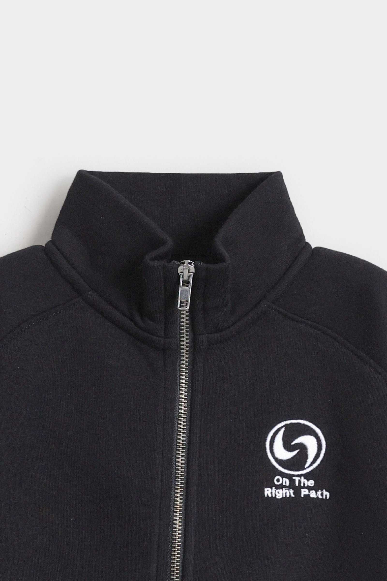 Embroidered Zipper Sweatshirt - Image 2