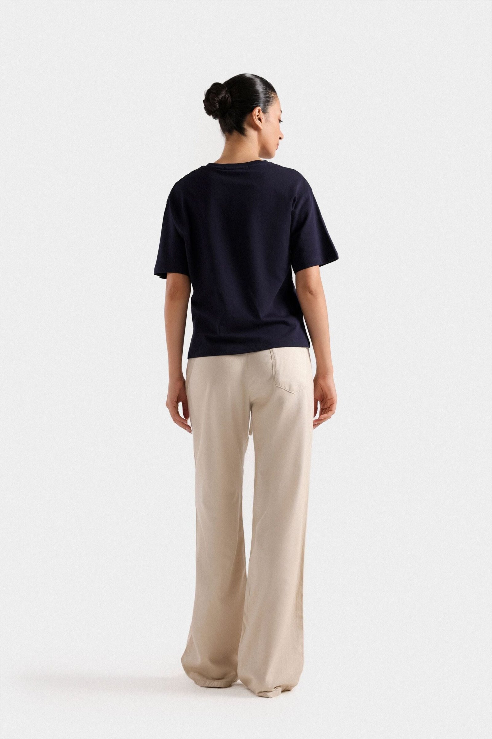 Straight Flowy Trousers - Image 4