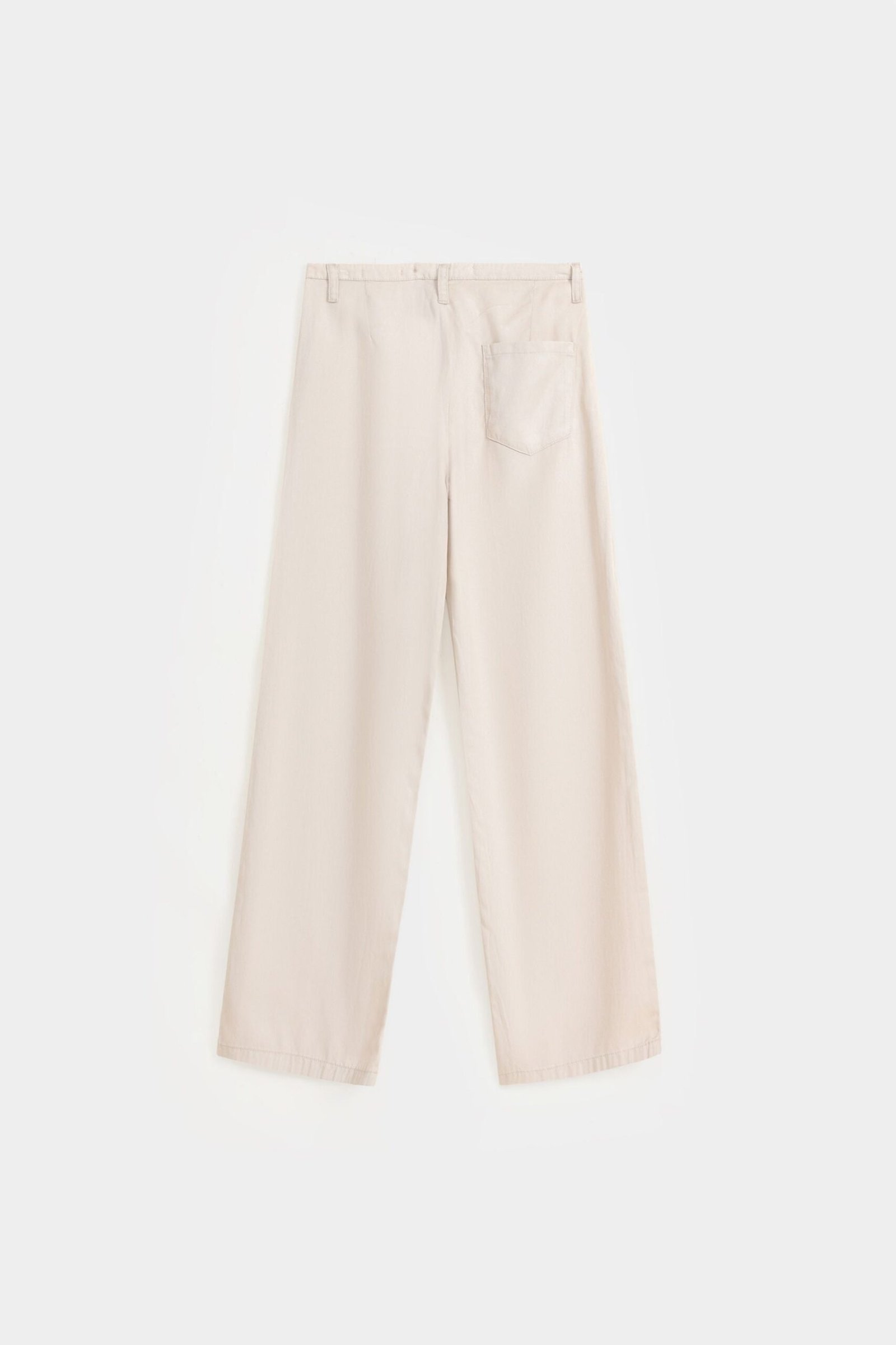 Straight Flowy Trousers - Image 8