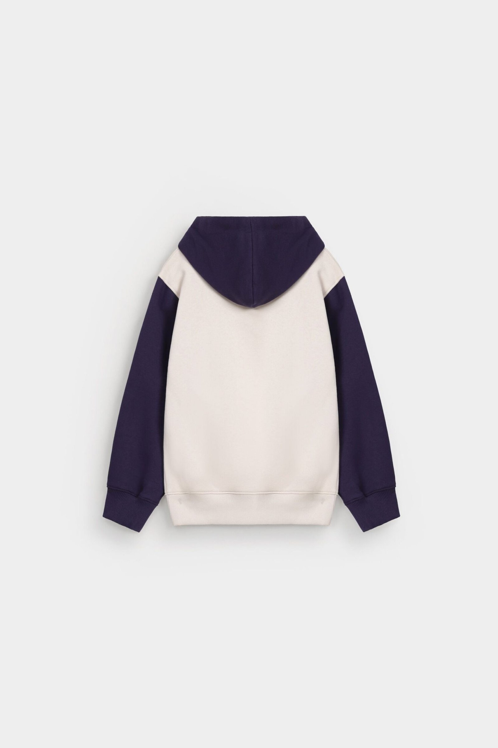 Color-Block Slogan Hoodie - Image 3