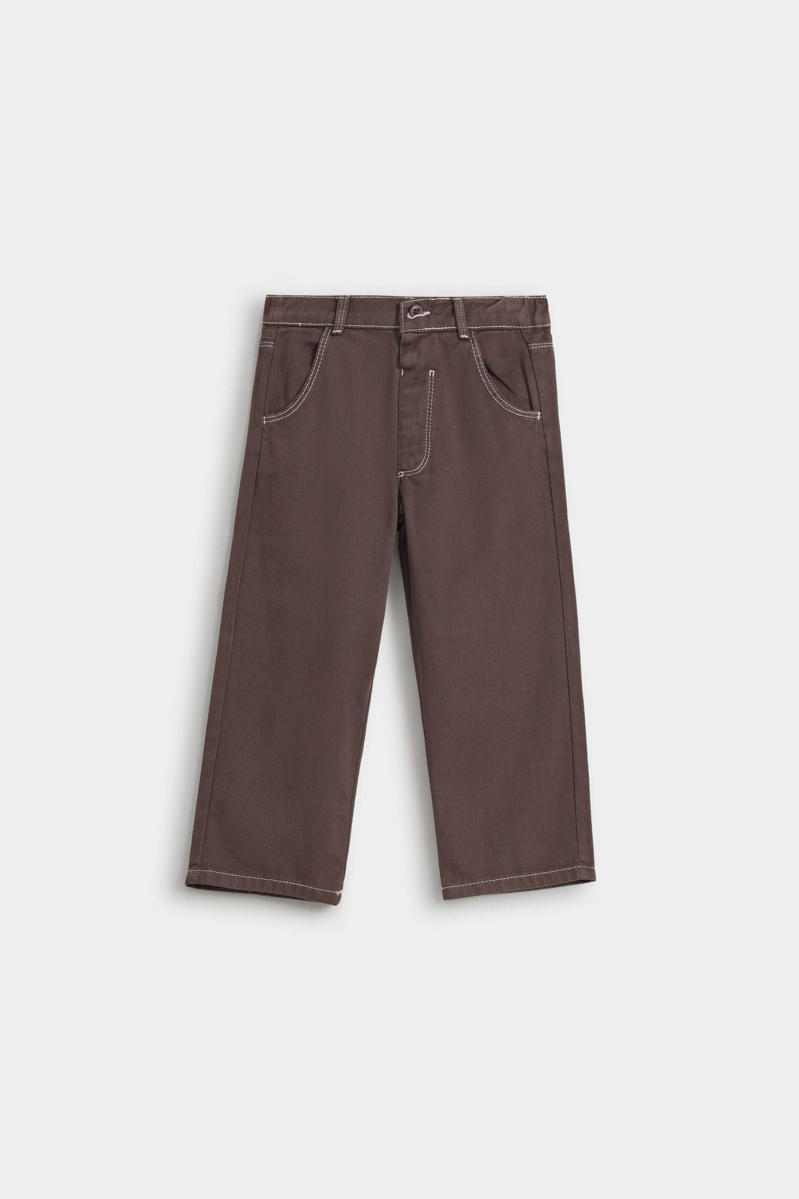 Non-Denim Loose Fit Trousers