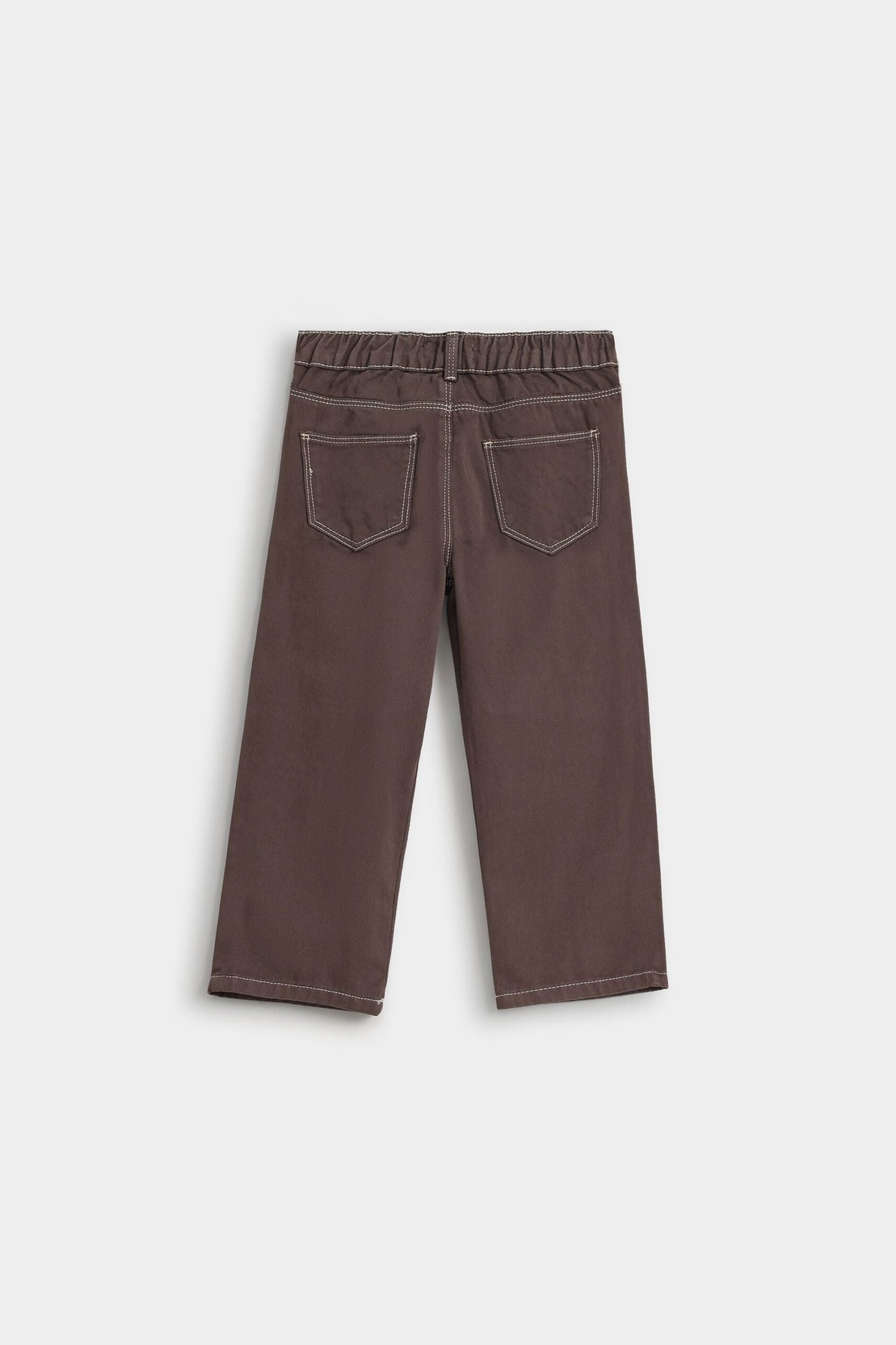 Non-Denim Loose Fit Trousers - Image 4