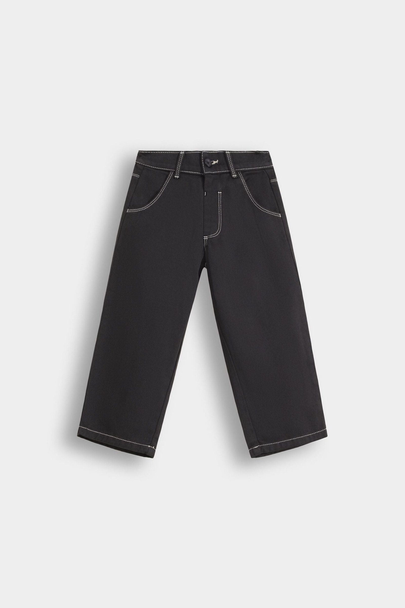 Non-Denim Loose Fit Trousers - Image 7