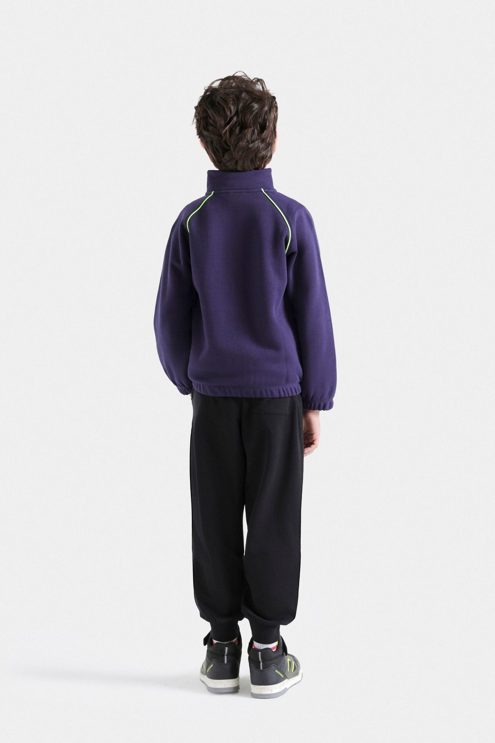 Varsity Raglan Zipper Sweatshirt - Image 6