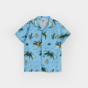 Resort Collar Printed Shirt