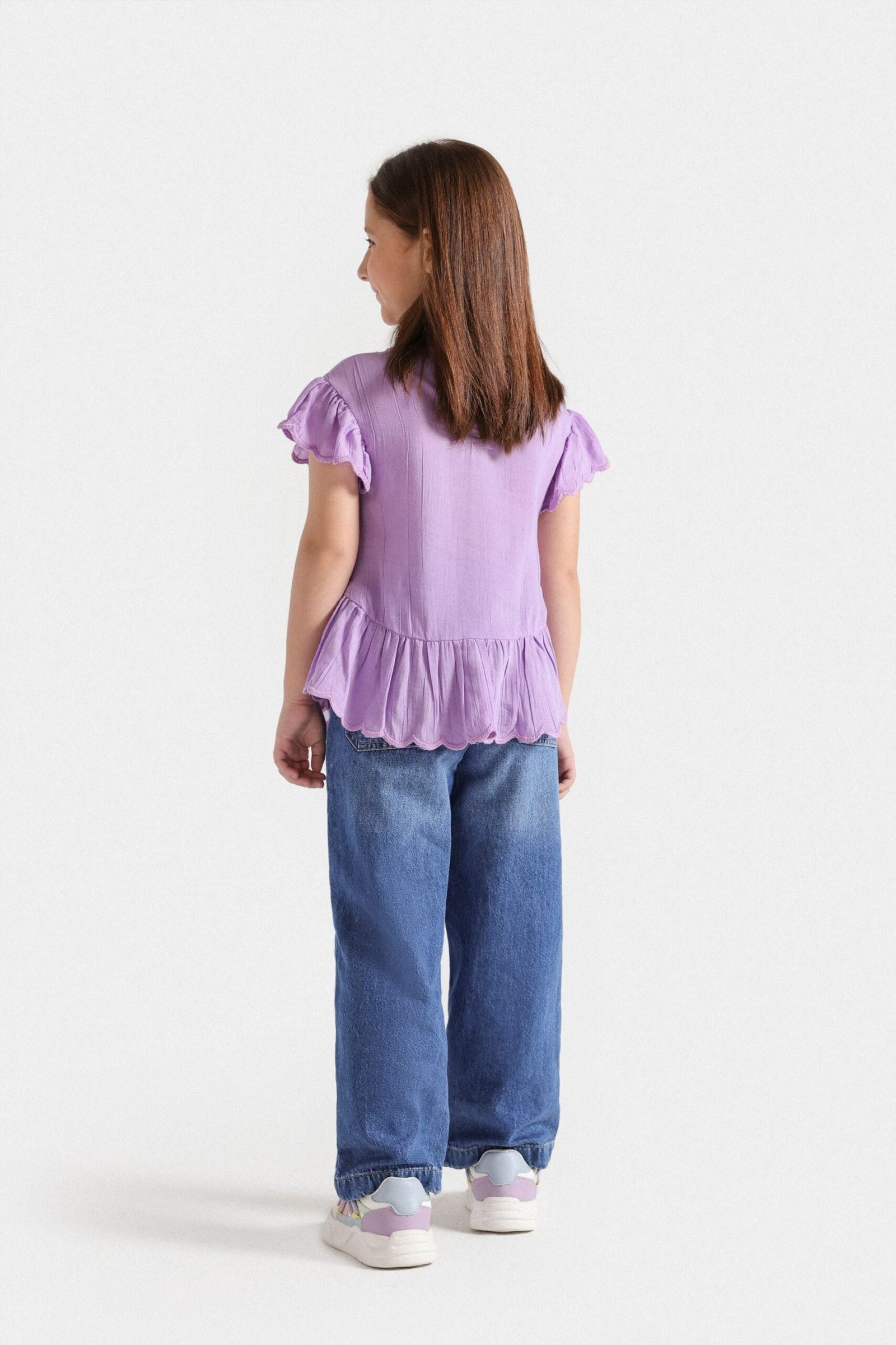 Basic Peplum Blouse - Image 6