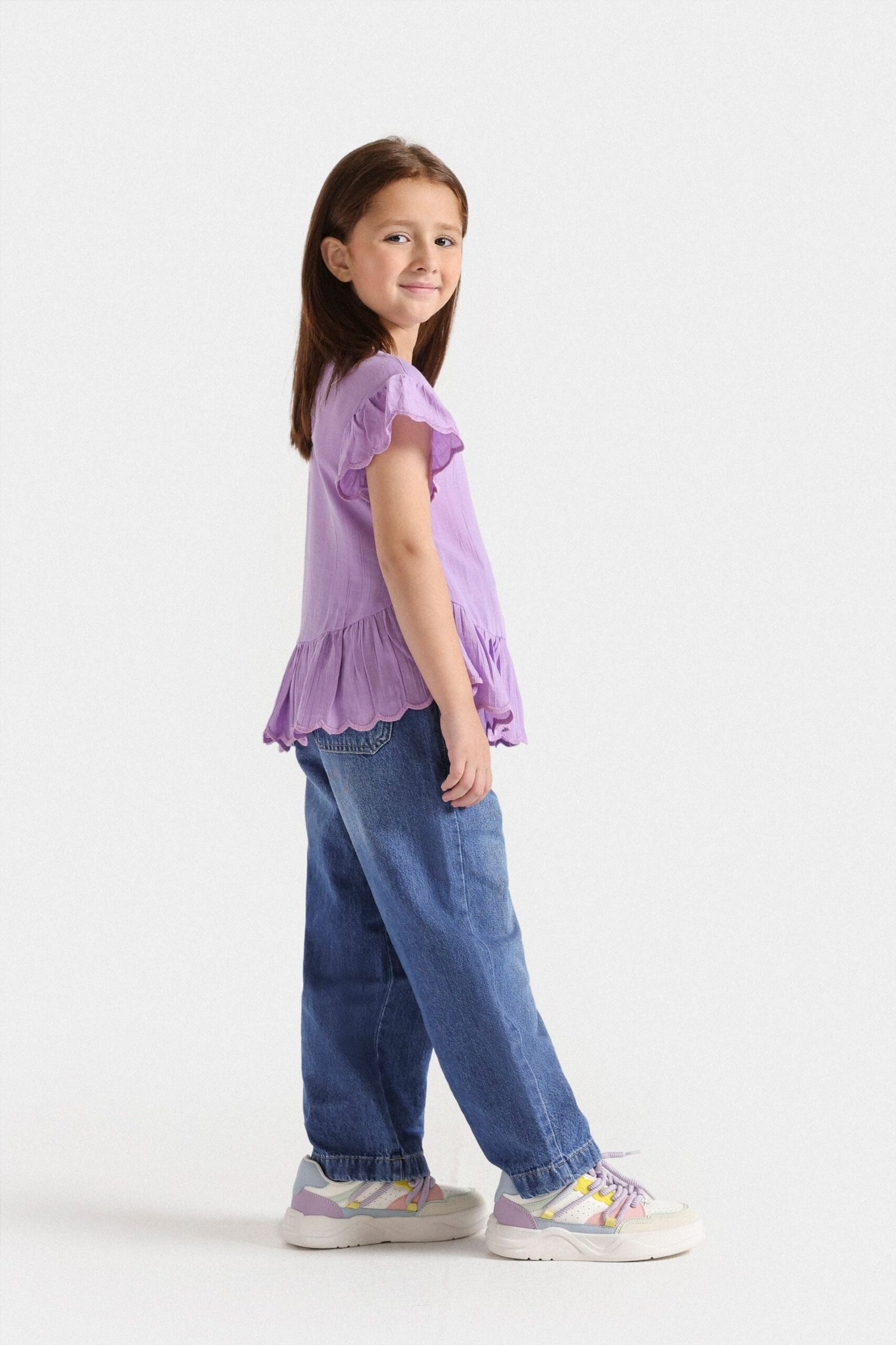 Basic Peplum Blouse - Image 5
