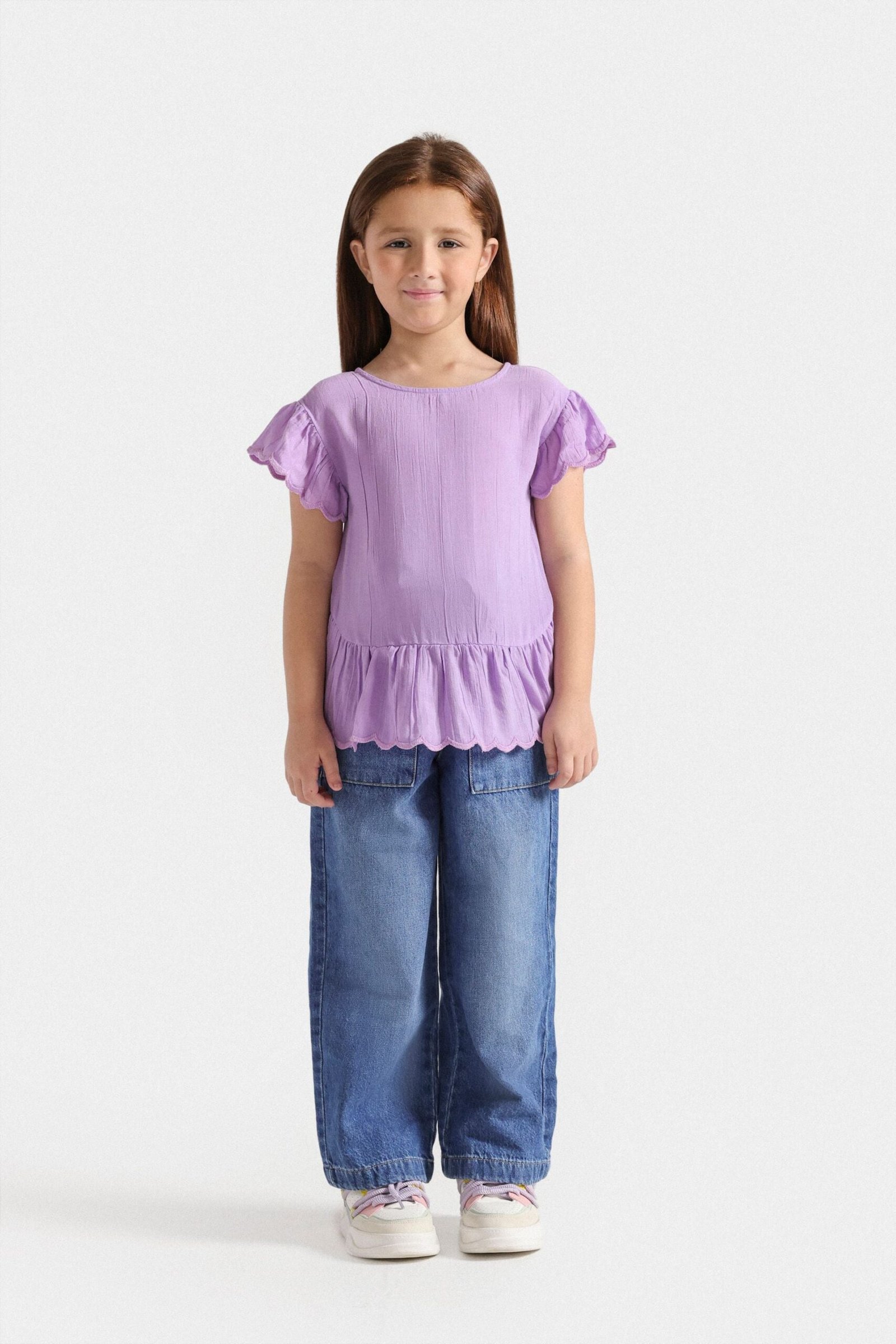 Basic Peplum Blouse - Image 4