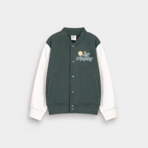 Varsity Slogan Print Sweatshirt