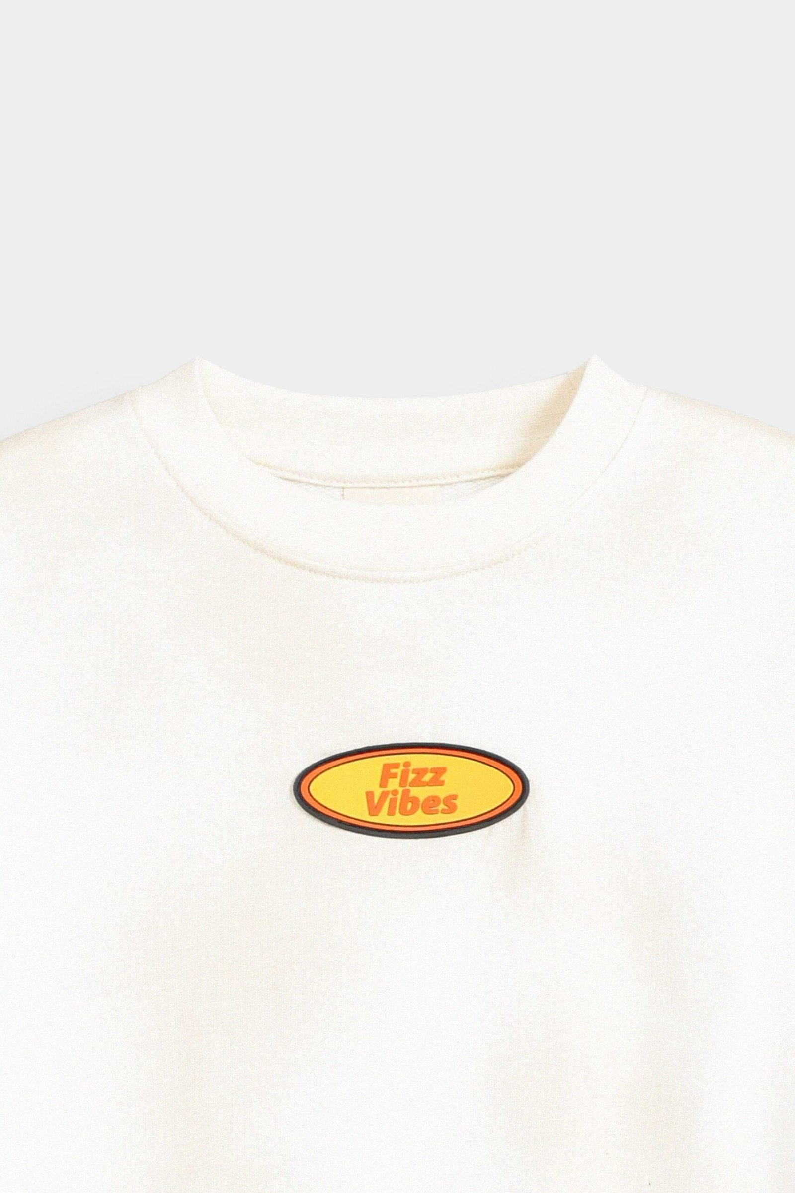 Crew Neck Sweatshirt With Label Patch - Image 2