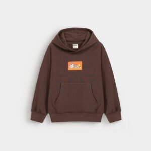 Graphic Hoodie With Label Patch