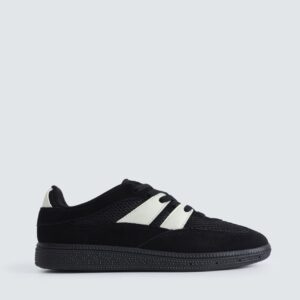 Multi-Piece Mesh Sneakers