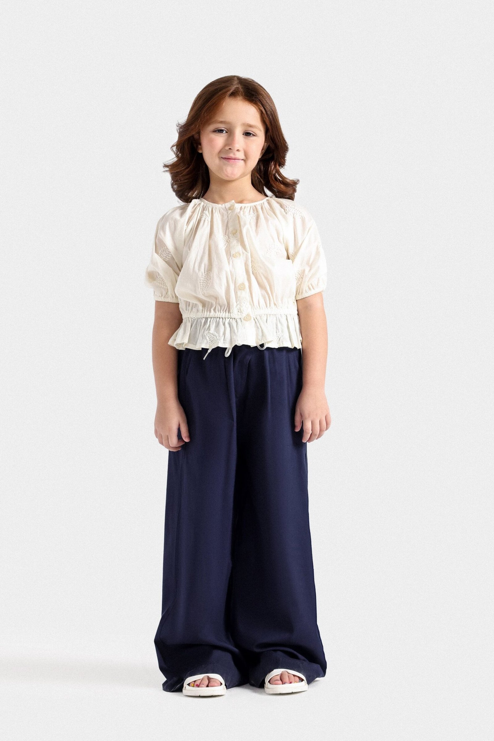 Wide Leg Pleated Pants - Image 5