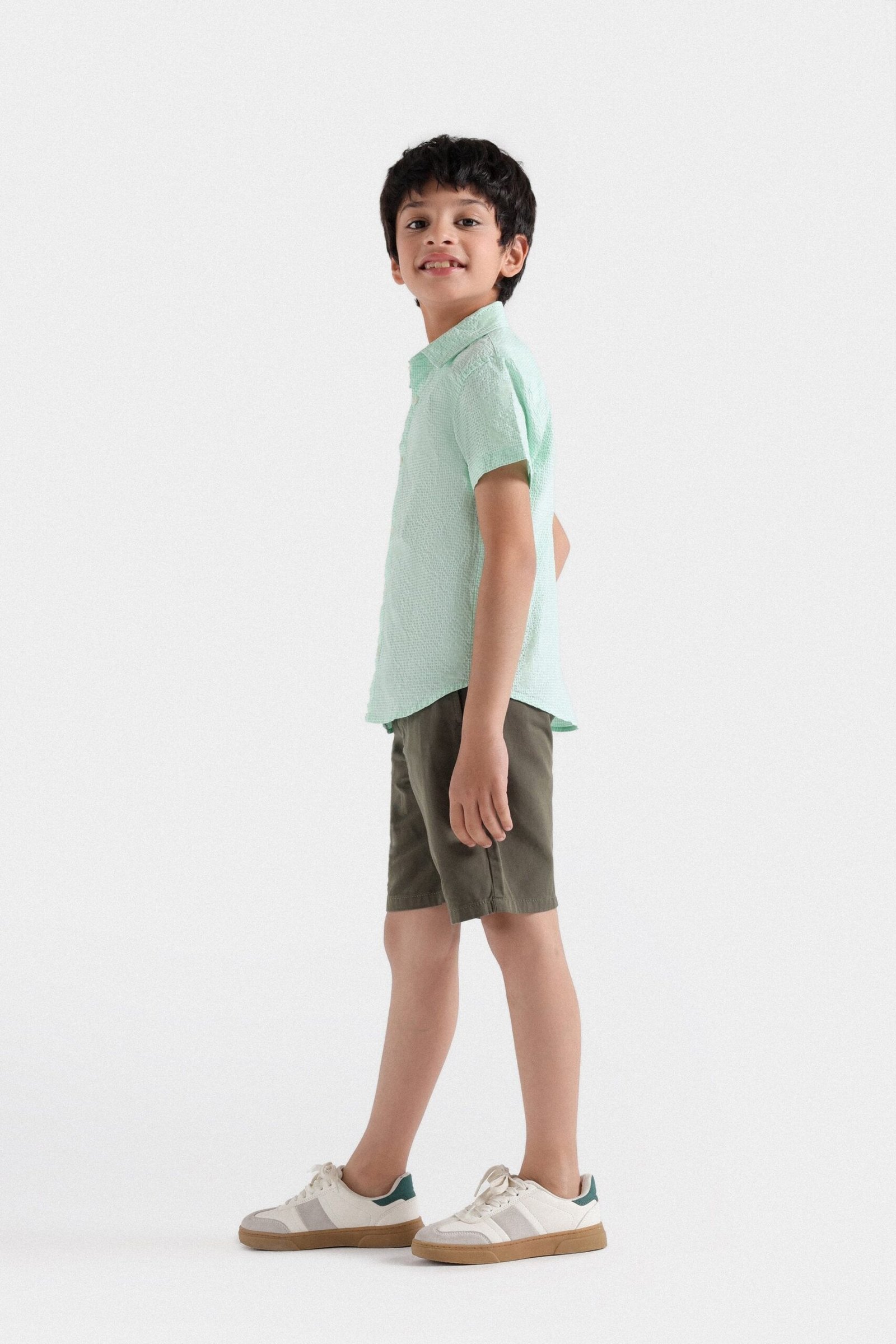 Textured Checkered Shirt - Image 4