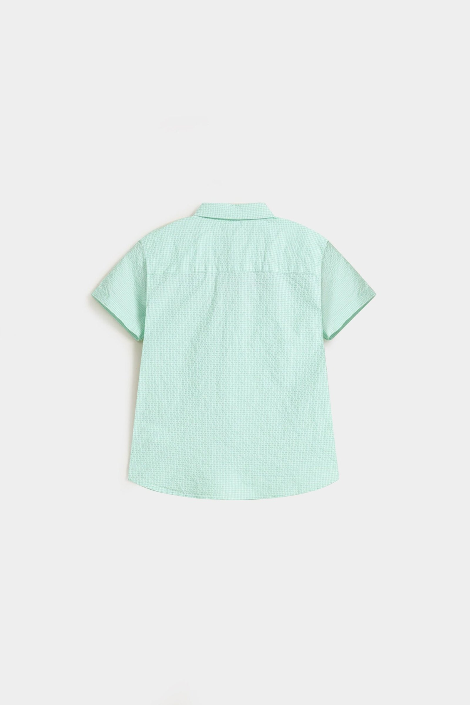 Textured Checkered Shirt - Image 3