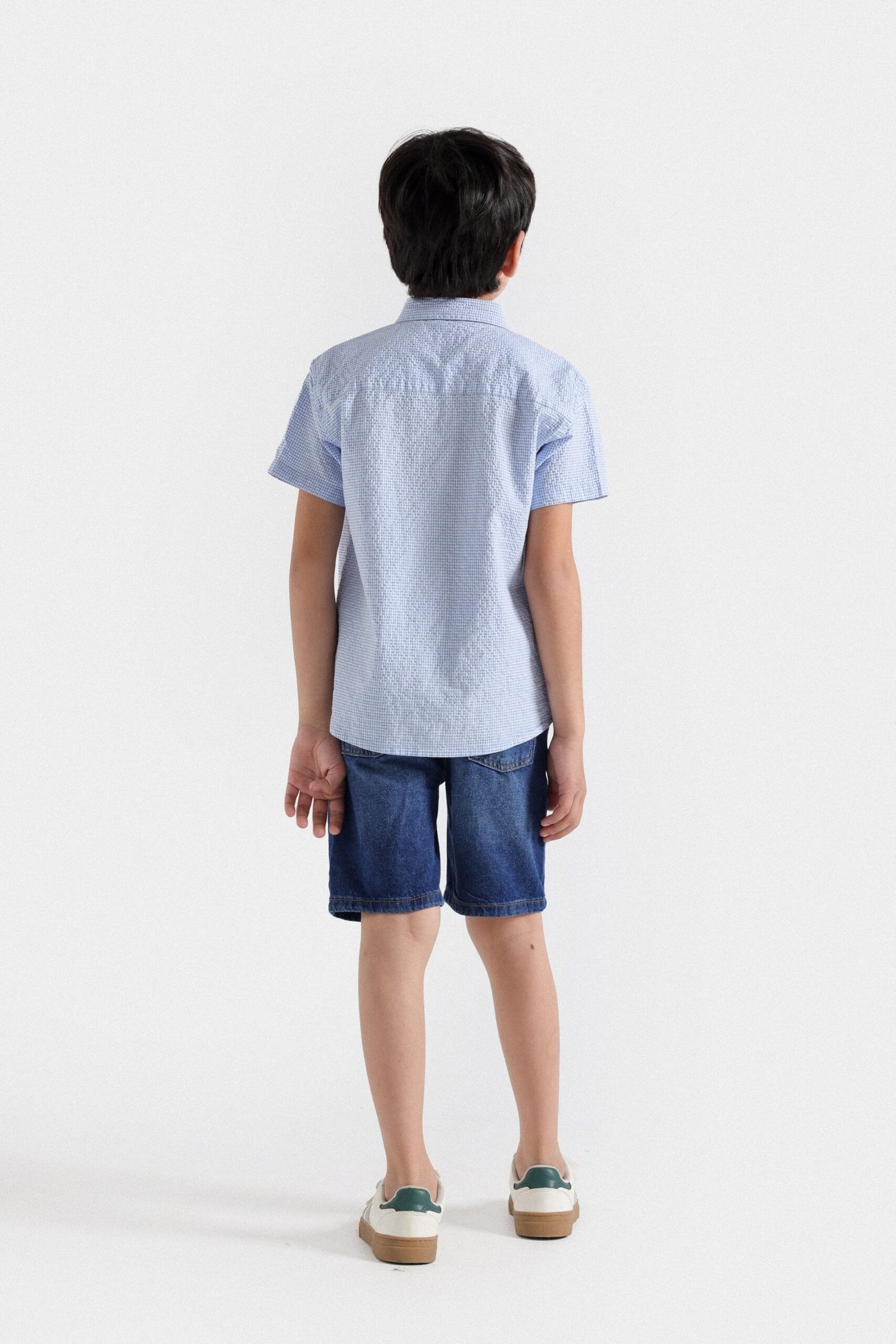 Textured Checkered Shirt - Image 11