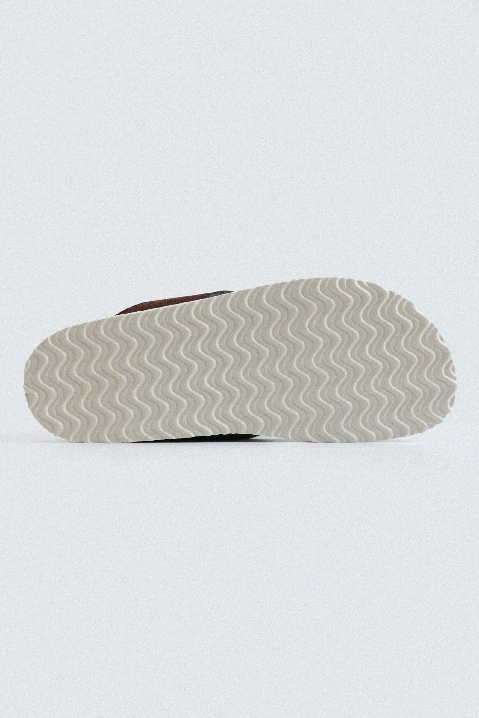 Suede Criss Cross Strap Flats - Image 12