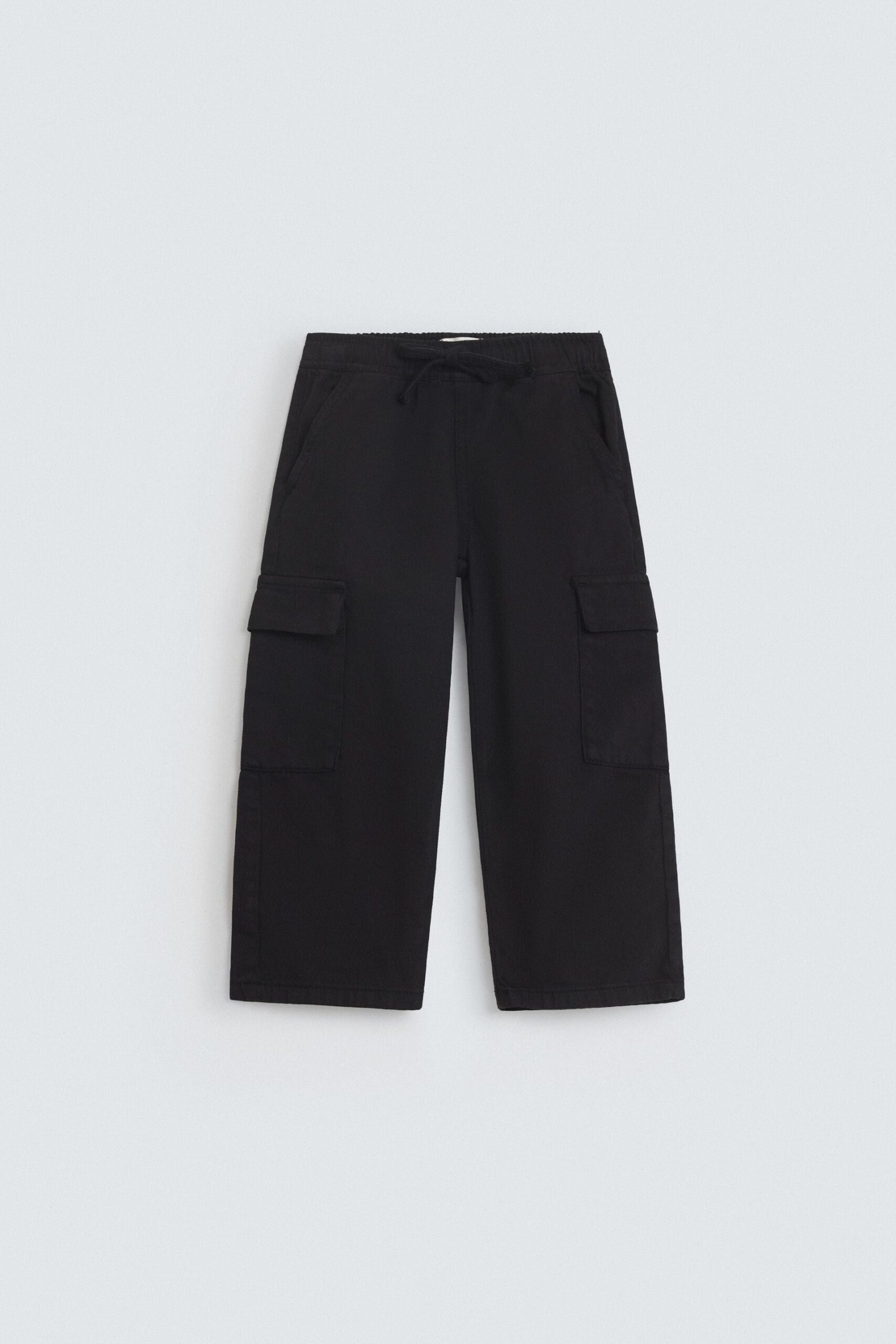 Straight Fit Cargo Trousers