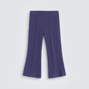 Flared Pleated Trousers