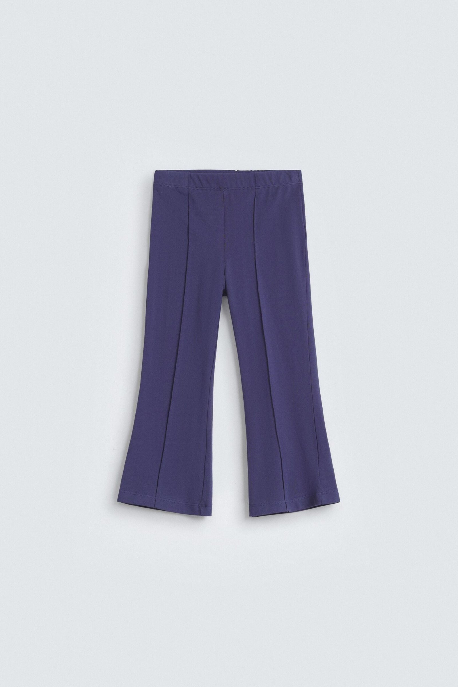 Flared Pleated Trousers