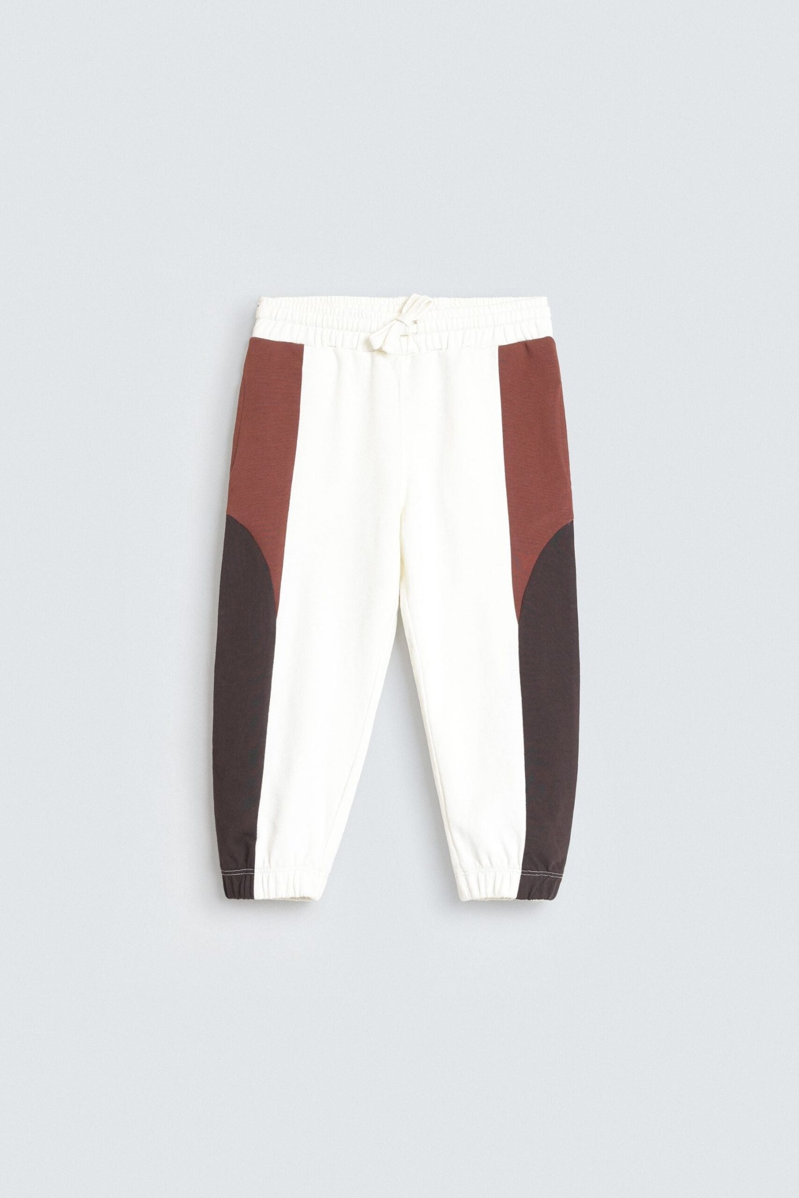 Contrast Knit Jogger Trousers