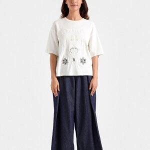 Pleated Extreme Wide Leg Pants
