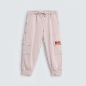 Cargo Jogger Trousers With Label Patch