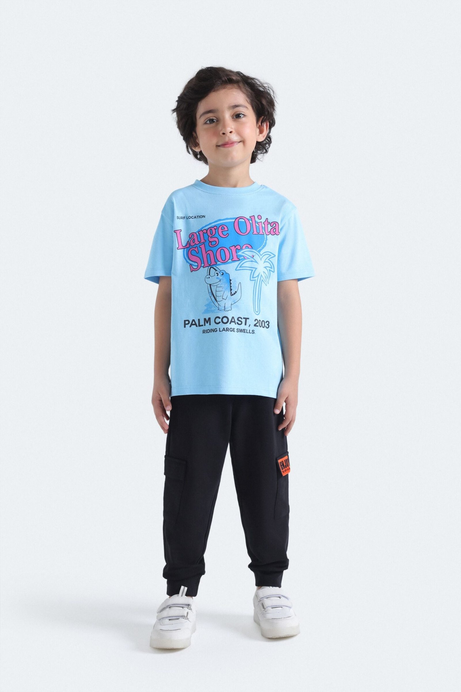 Cargo Jogger Trousers With Label Patch - Image 4