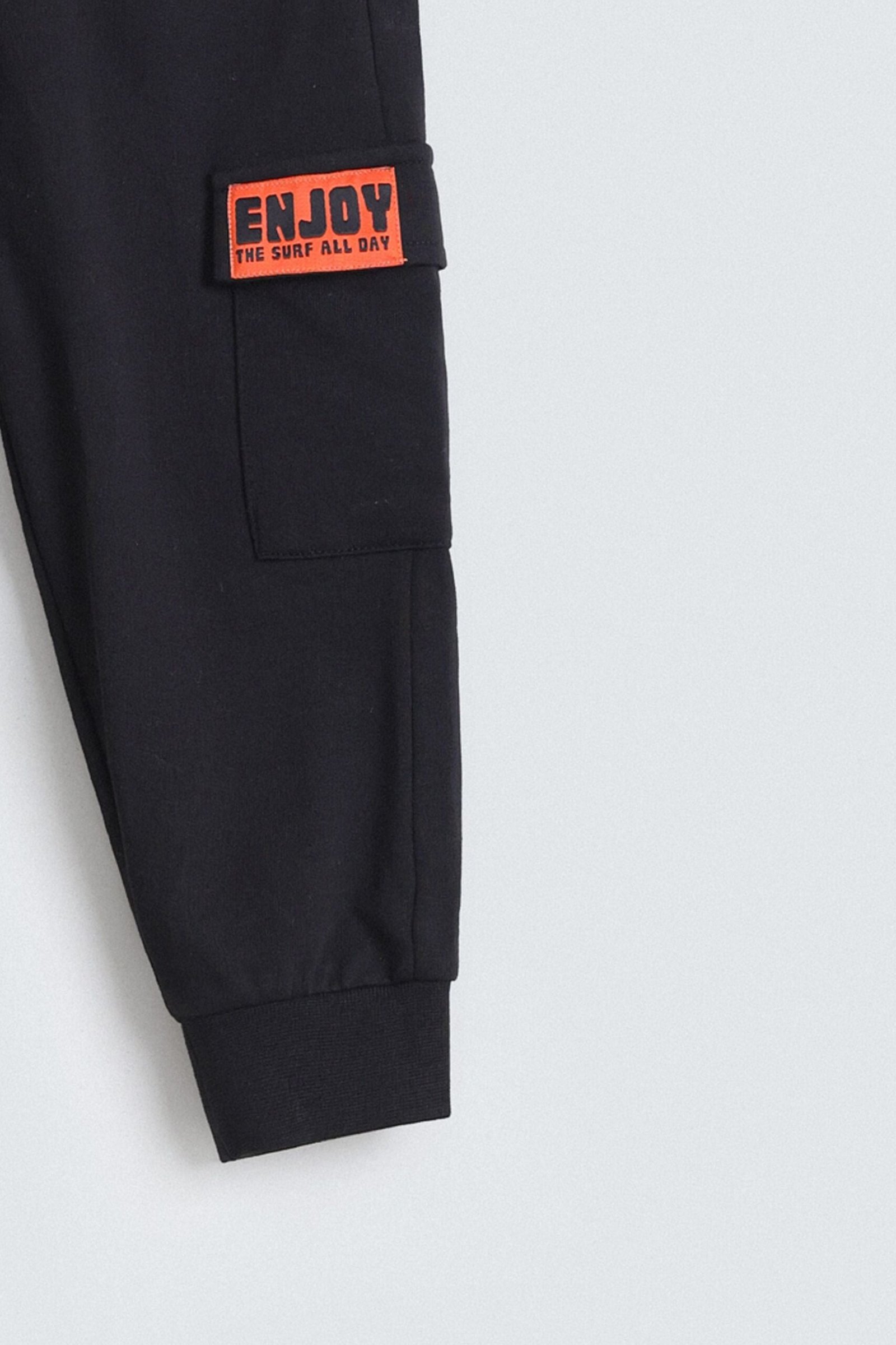 Cargo Jogger Trousers With Label Patch - Image 2