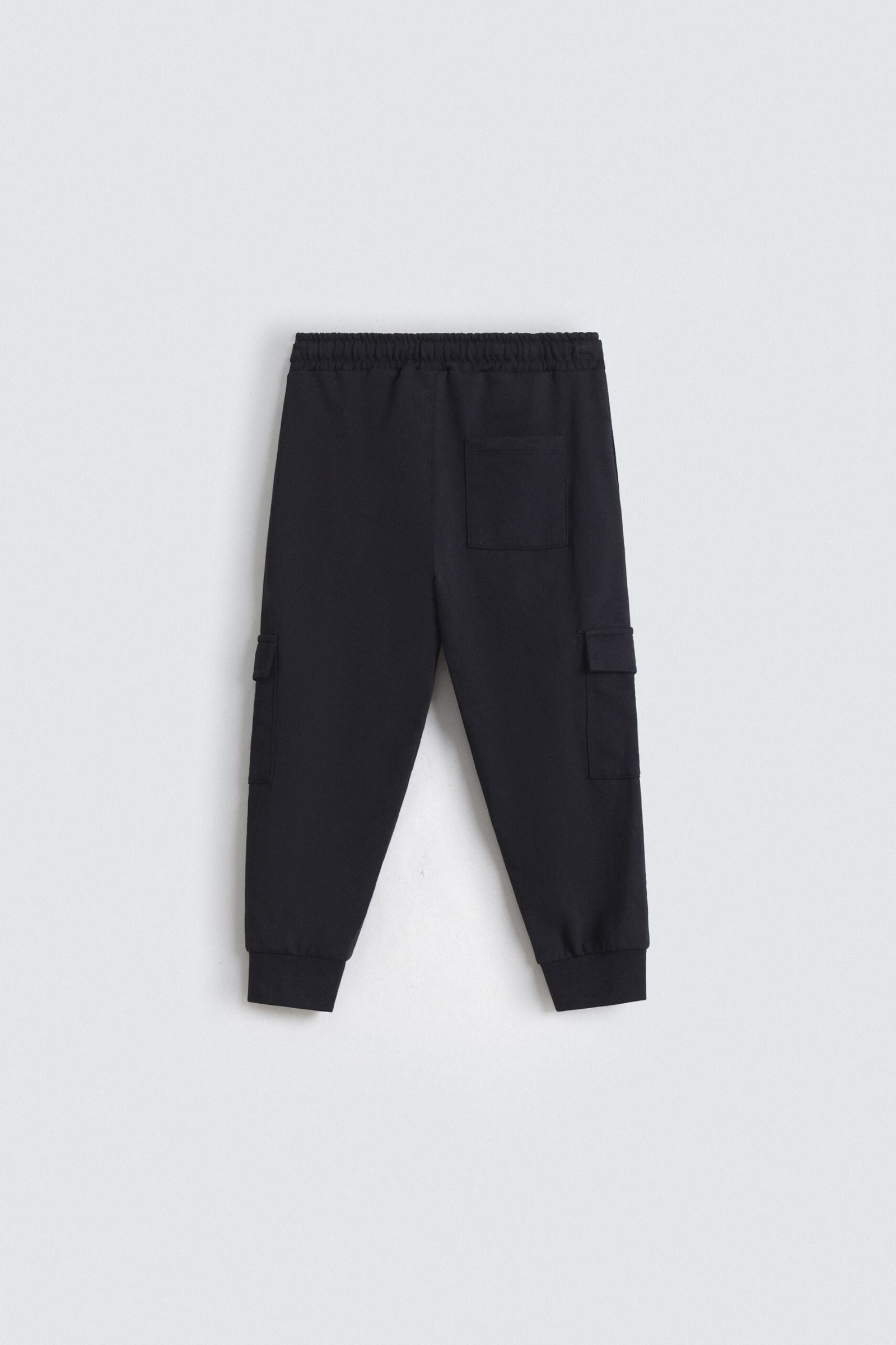 Cargo Jogger Trousers With Label Patch - Image 3