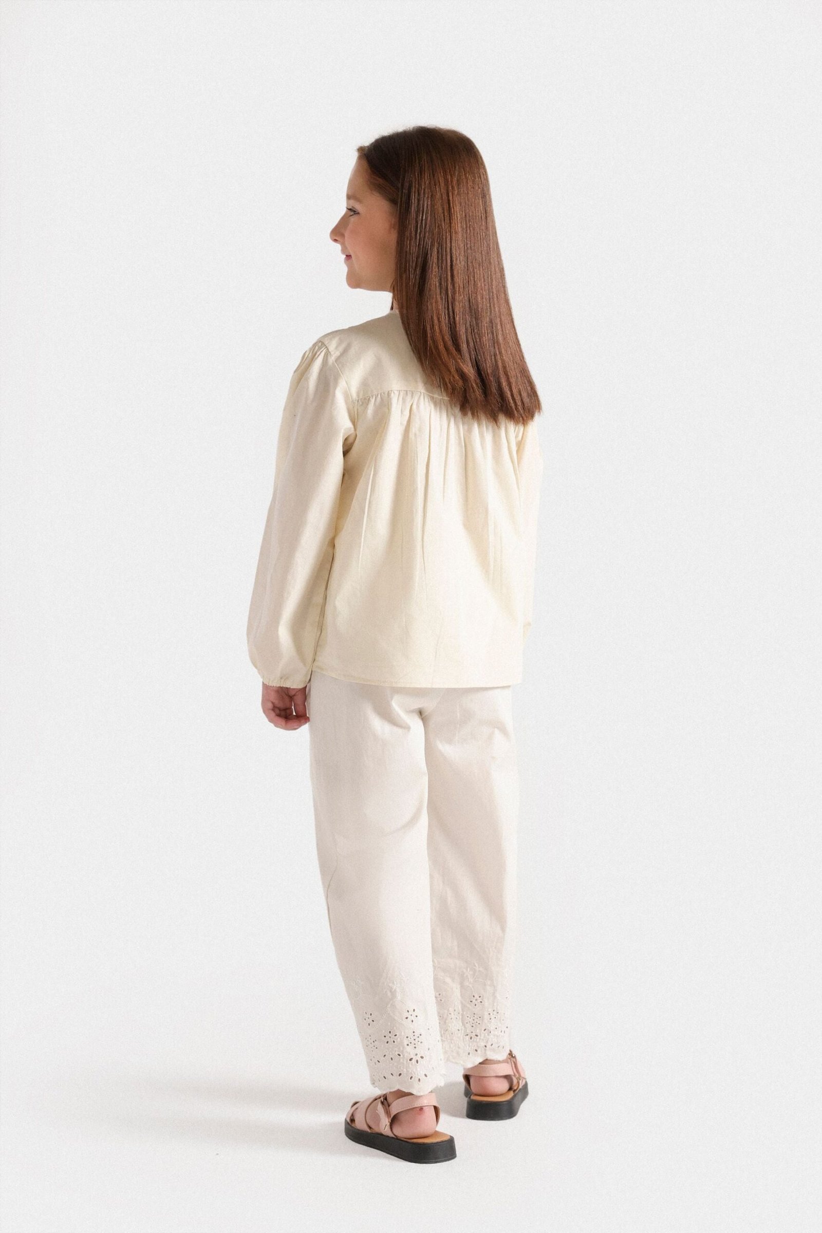 Basic Pleated Blouse - Image 6
