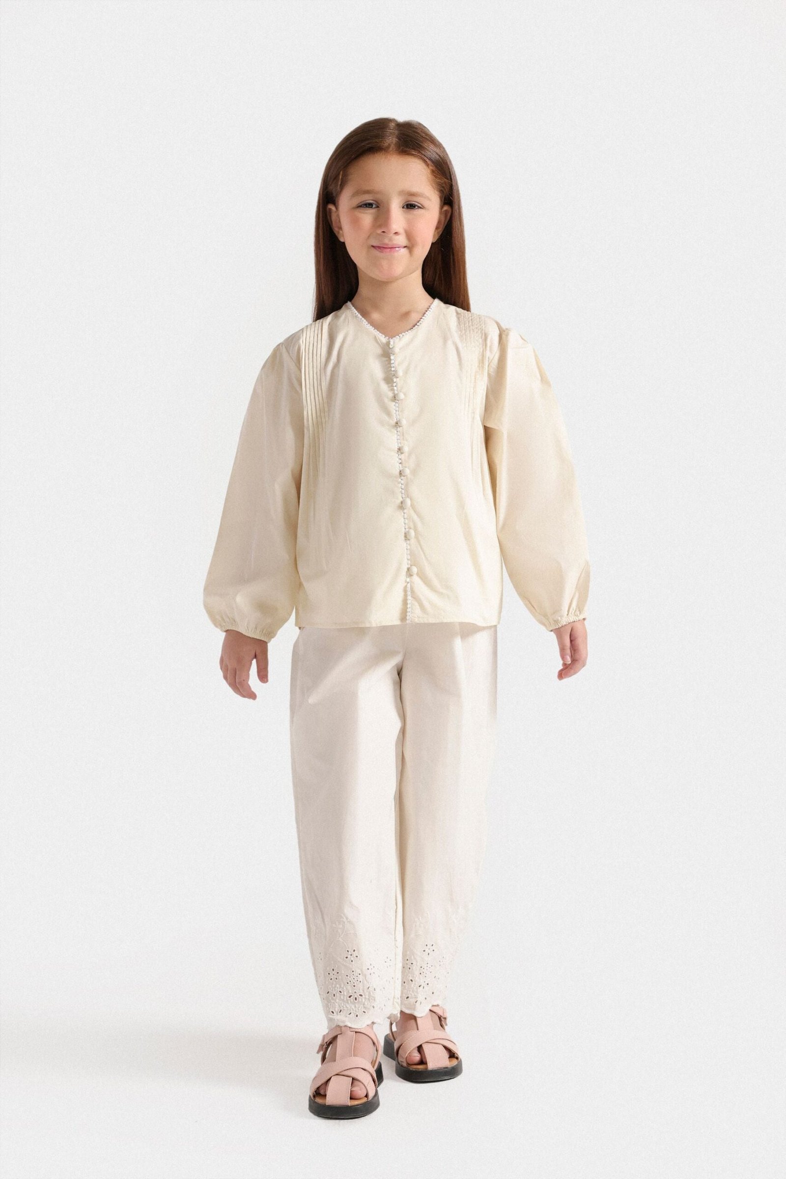 Basic Pleated Blouse - Image 4