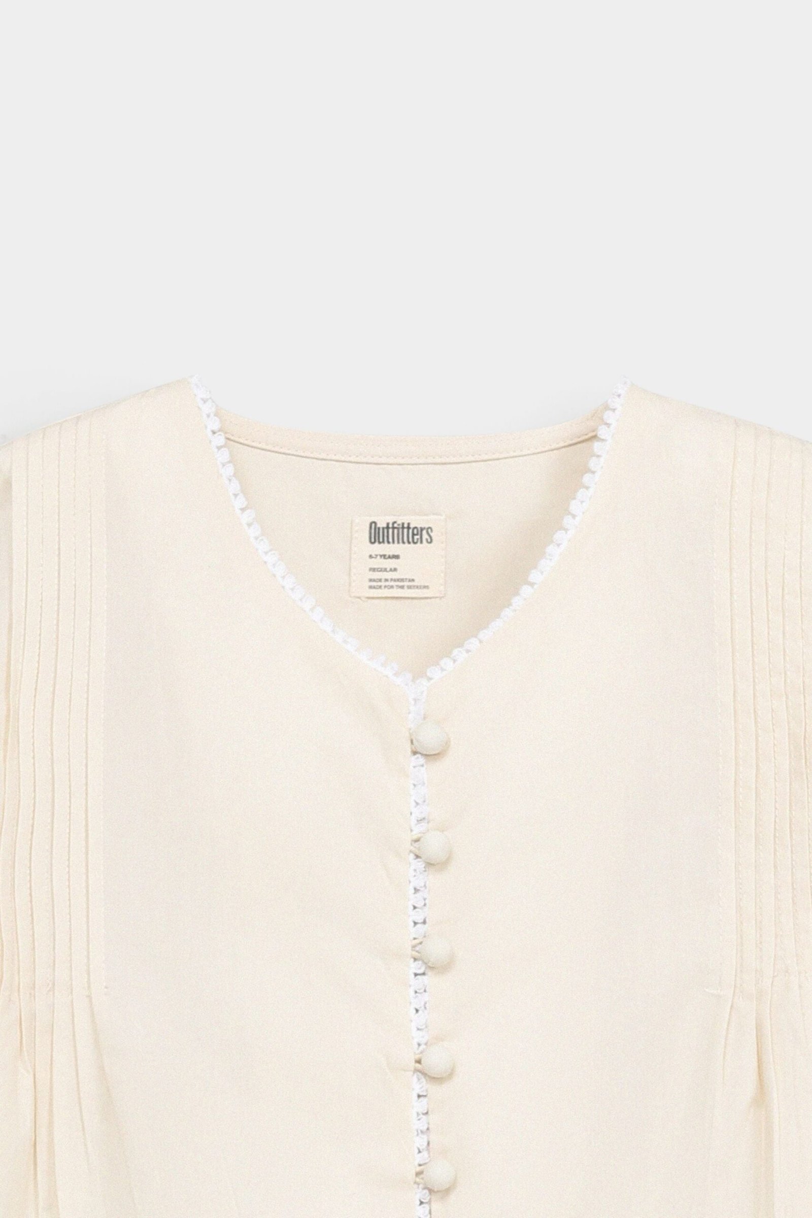 Basic Pleated Blouse - Image 2