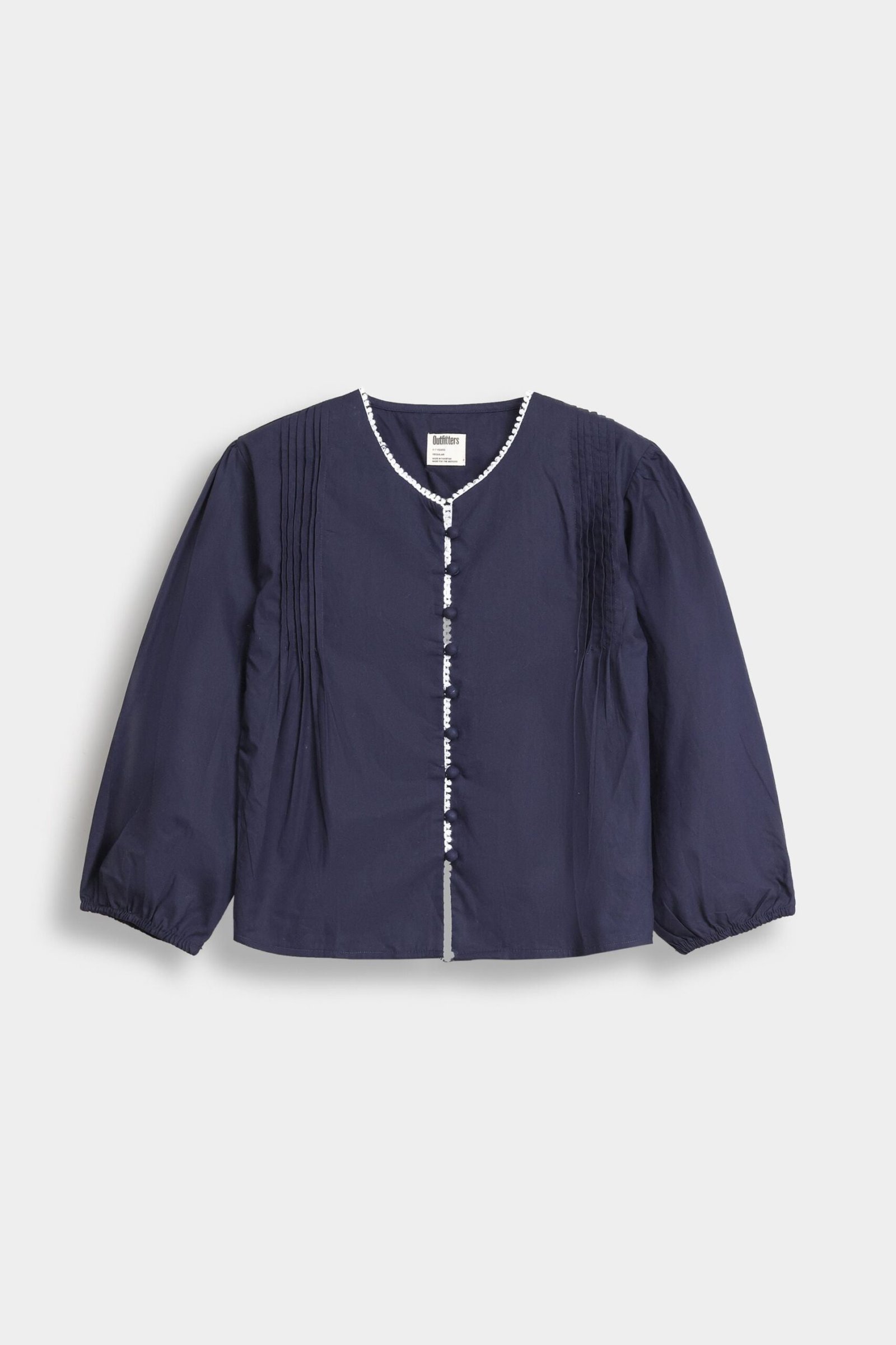 Basic Pleated Blouse - Image 7