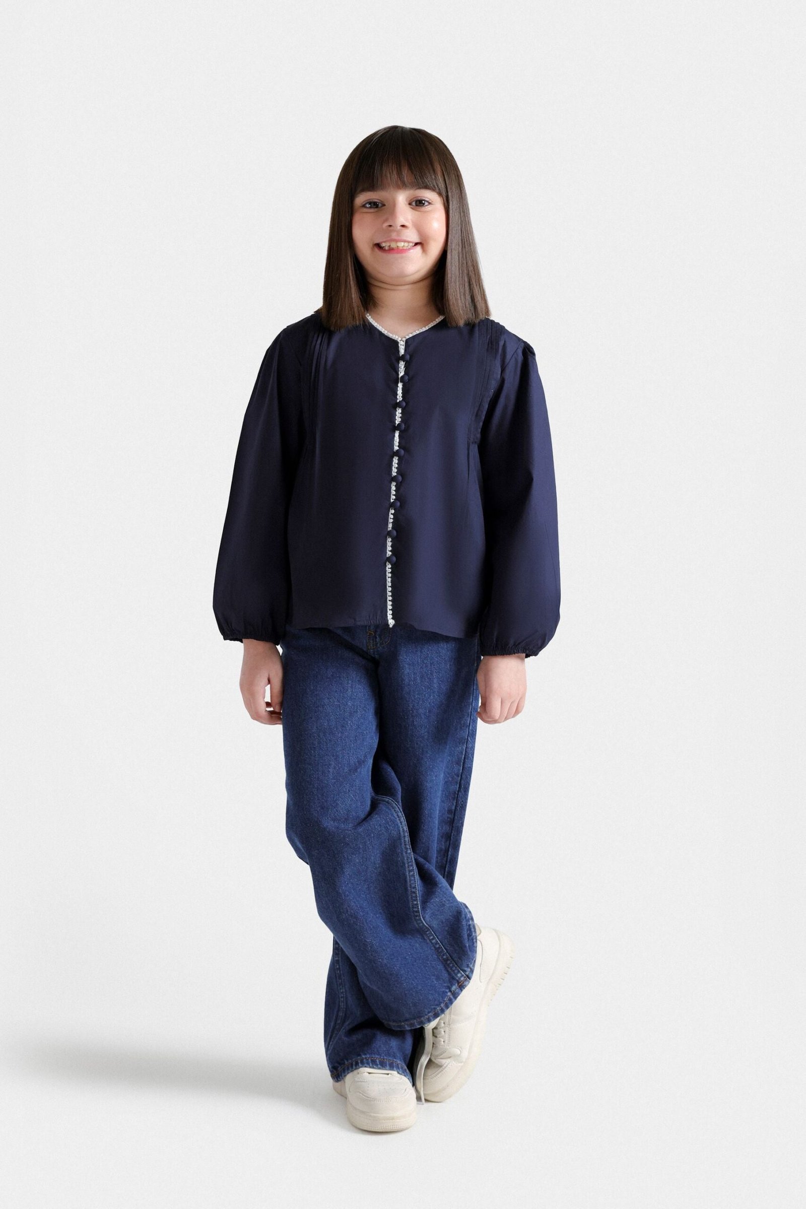 Basic Pleated Blouse - Image 10