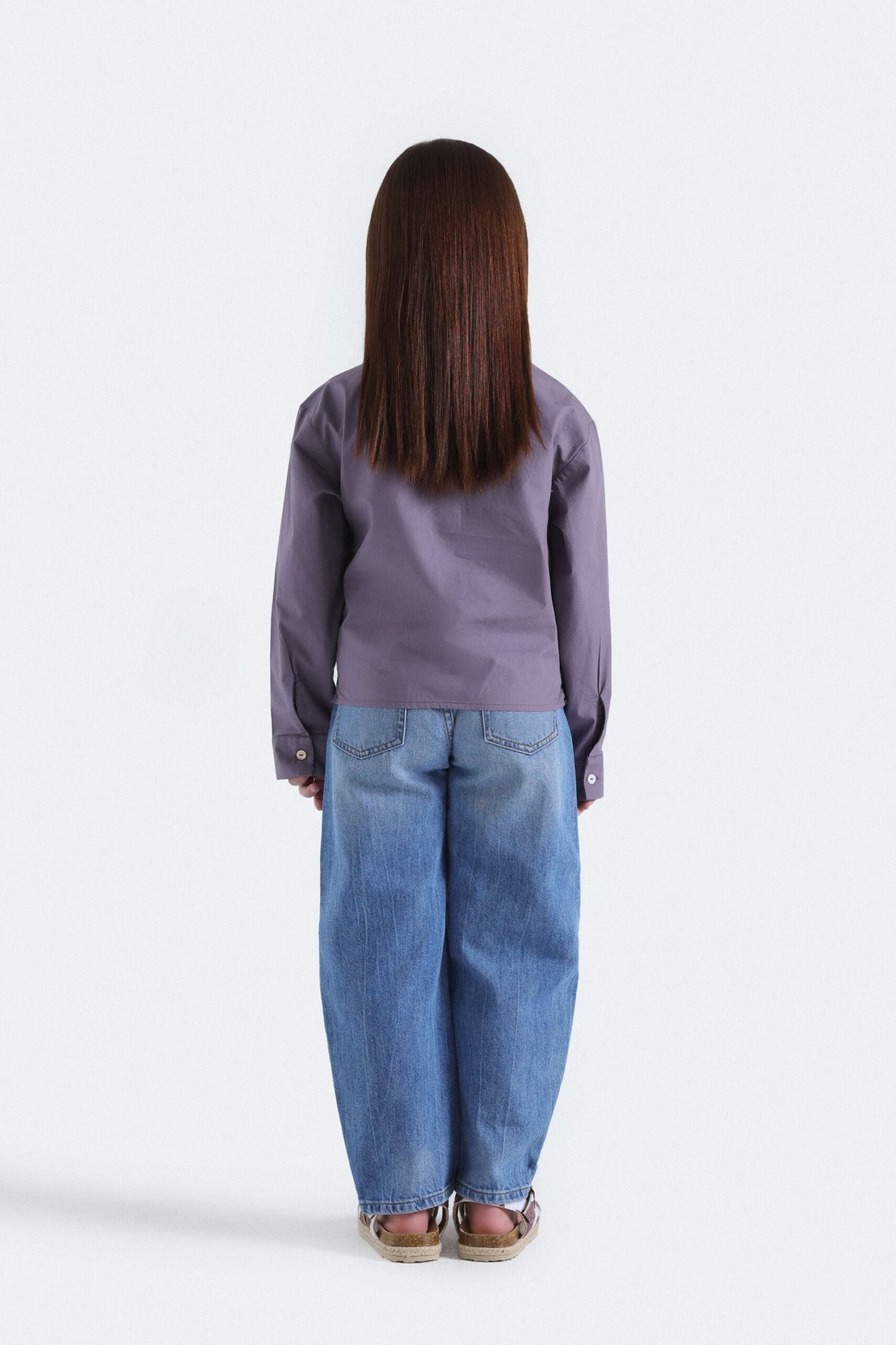 Cropped Embroidered Shirt - Image 6