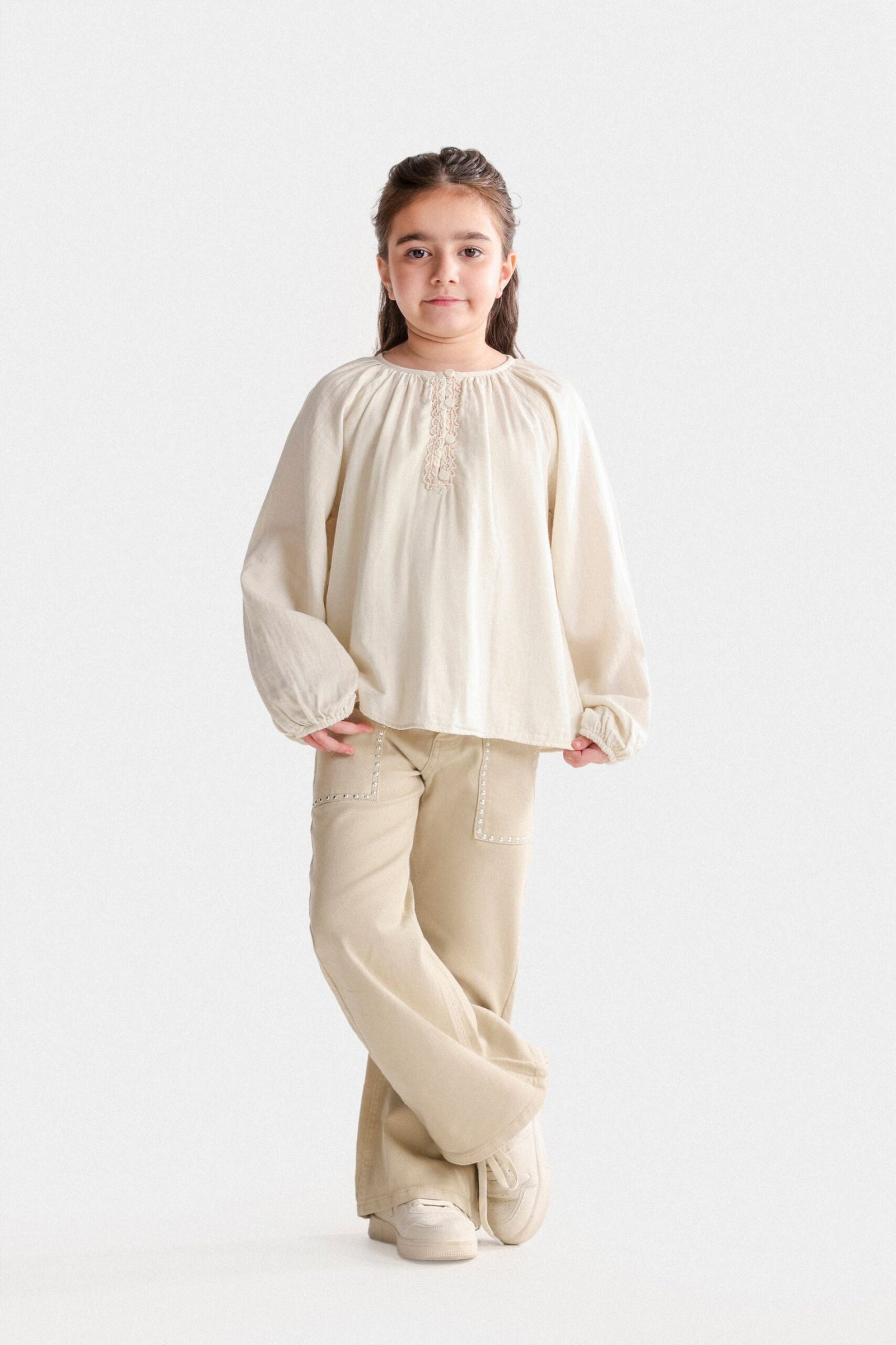 Embellished Raglan Blouse - Image 4
