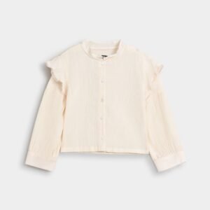 Textured Cropped Blouse