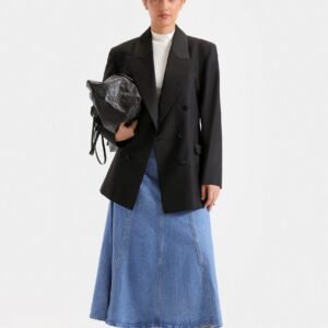Notched Collar Blazer